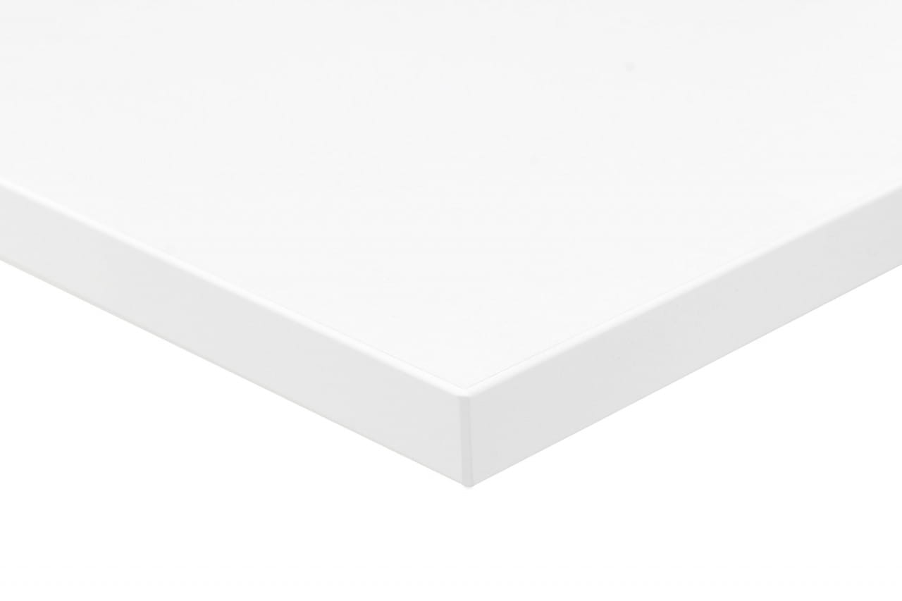 Schreibtischplatte, weiß 120 x 80 cm - Melamin Tischplatte